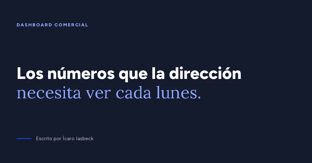 Dashboard de ventas: indicadores que la dirección debe ver