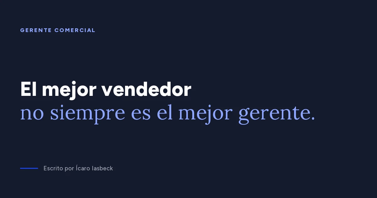 Gerente comercial: plan de 90 días del vendedor ascendido