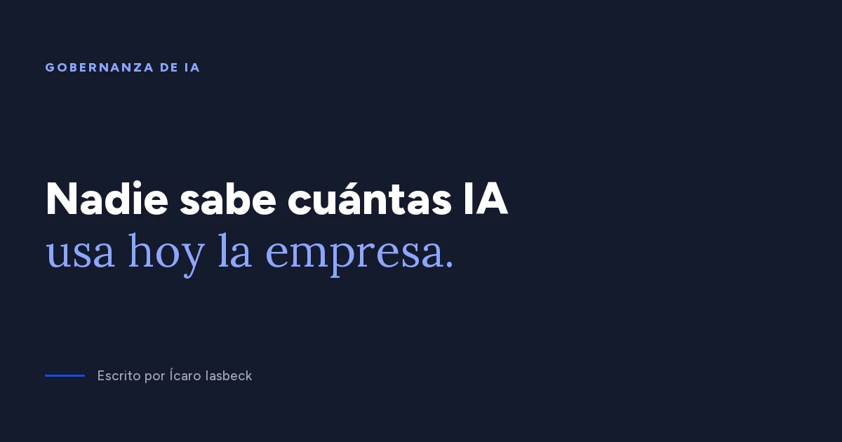 Gobernanza de IA: 4 niveles de riesgo y quién aprueba