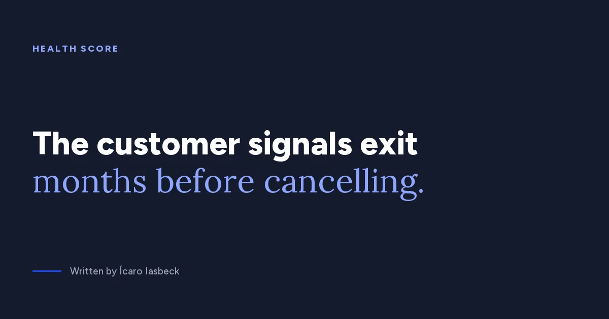 Customer health score: 6 signals and how to calibrate