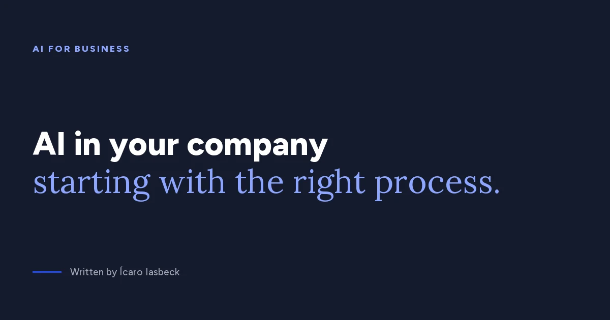 AI for business: where to start without wasting budget