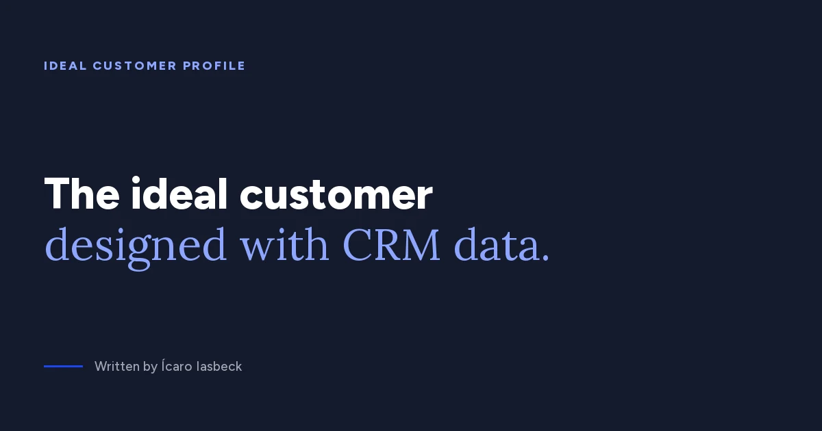 ICP: how to define a B2B ideal customer profile with data