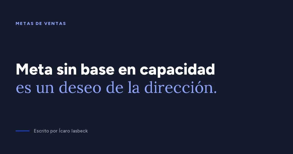Metas de ventas: cómo calcular y distribuir la cuota