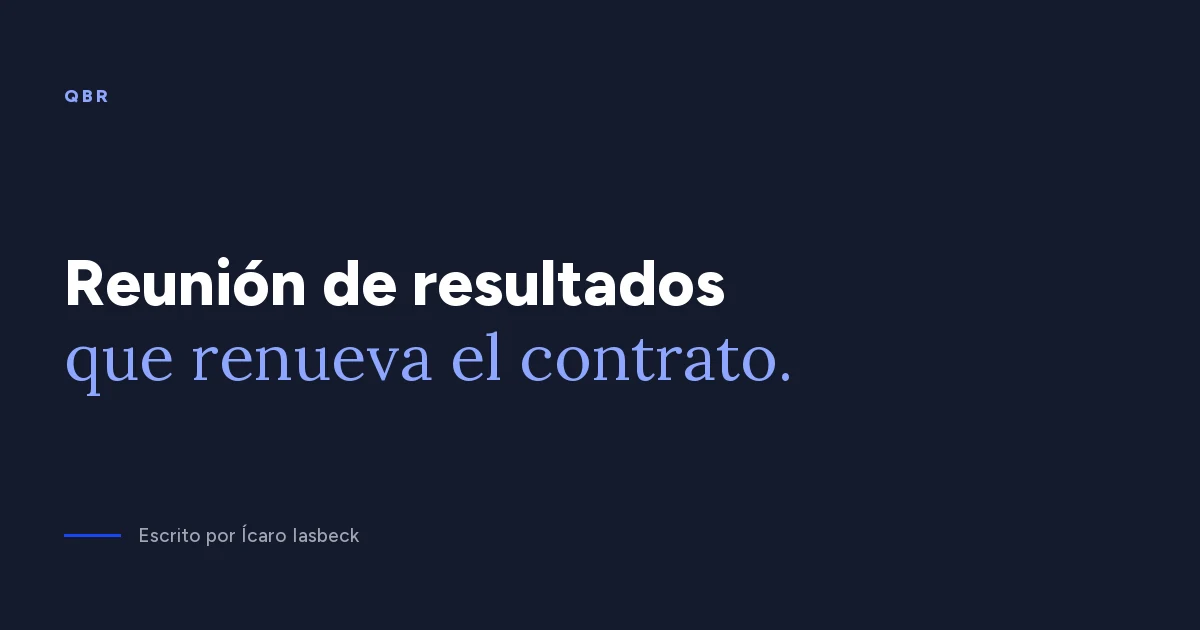 QBR: cómo conducir la revisión trimestral en 60 minutos
