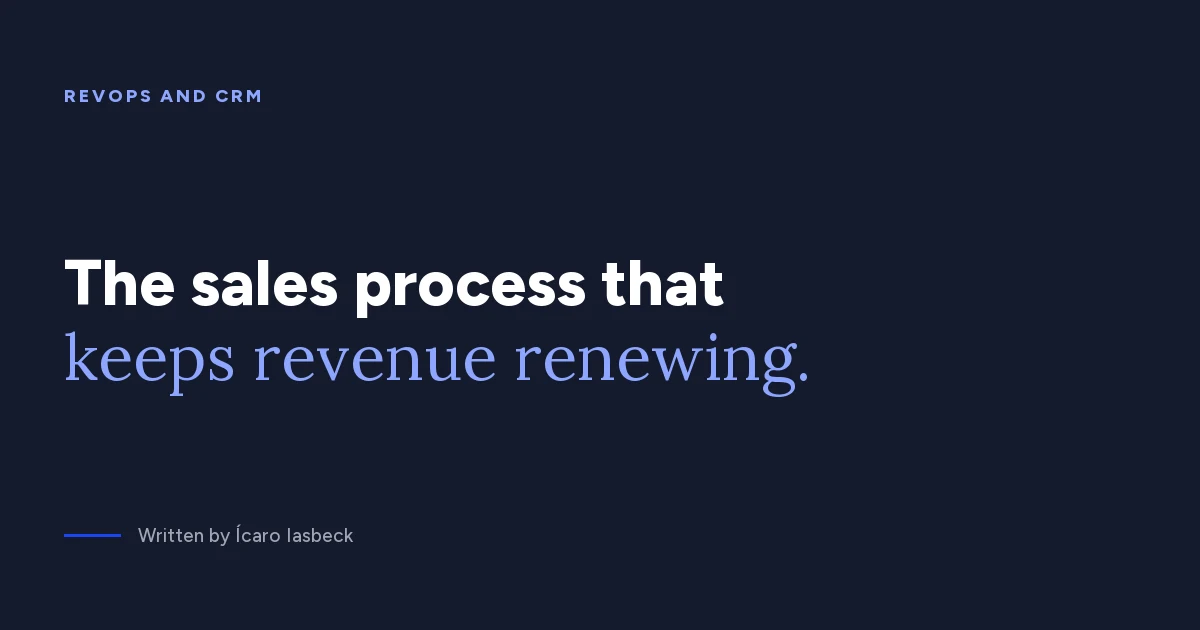 RevOps and CRM in B2B pipeline management
