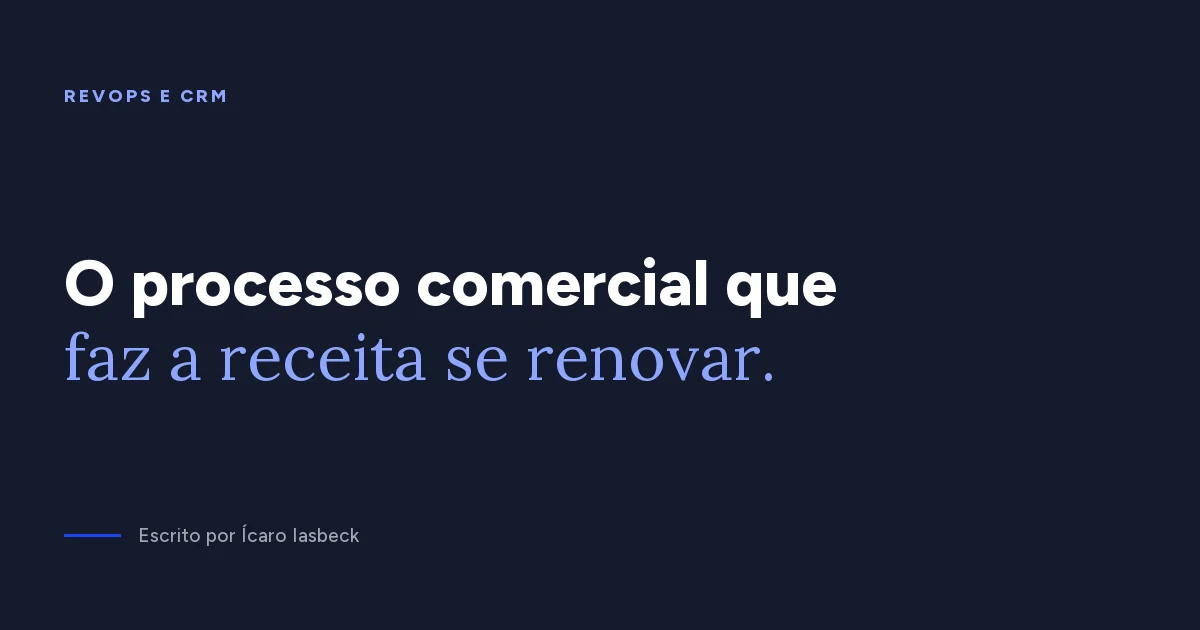 RevOps e CRM na gestão de funis B2B
