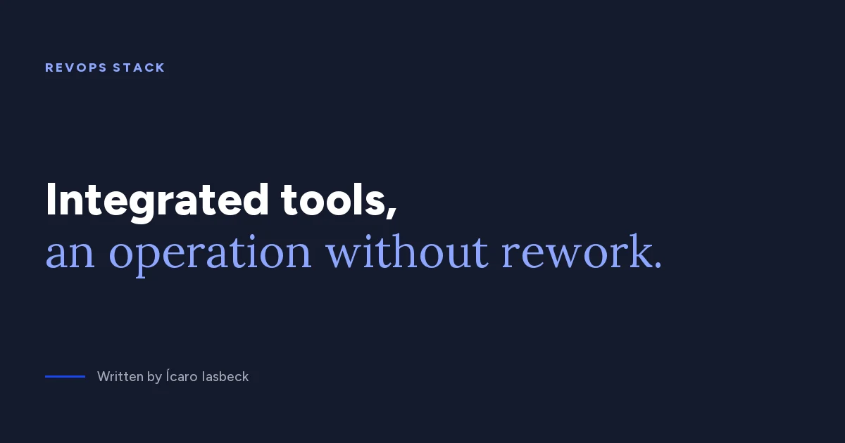 Sales tech stack: how to integrate your commercial tools
